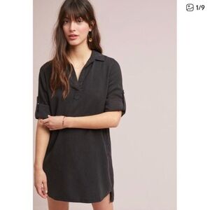 Cloth & Stone Black Mini Dress